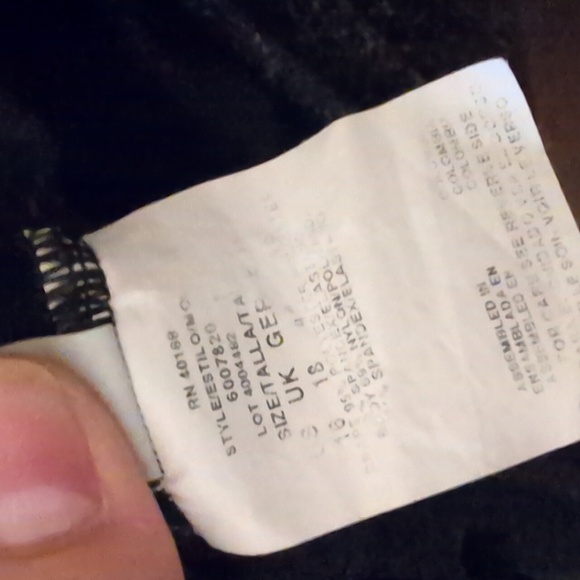 Magicsuit Black & Gold Flattering One Piece Swimsuit Size 16 - Picture 3 of 7